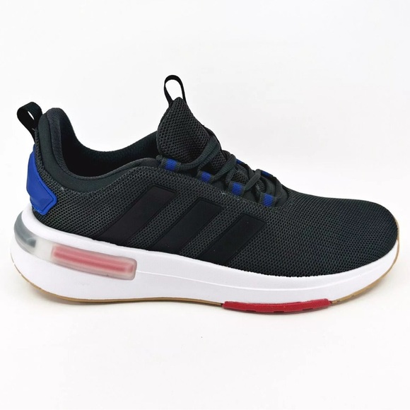 Adidas Racer TR23 Black White Red Blue Men’s Running Shoes IG7328 Size 7.5